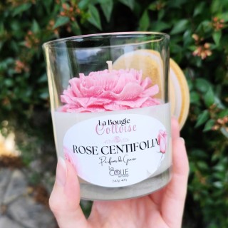 Bougie Rose Décorative Bougie Rose Décorative